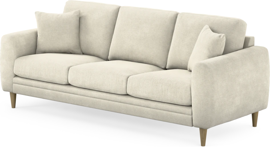 Eden - 3-sits soffa - Vit