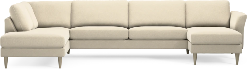 Bridge - 3-sits soffa med divan vänster och schäslong höger - Beige
