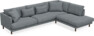 Harper - 3-sits soffa med divan höger - Blå