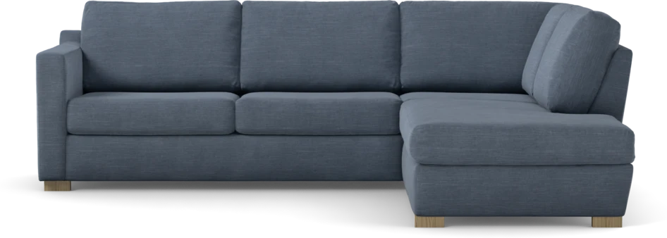 Friday - 2,5-sits soffa med divan höger - Blå