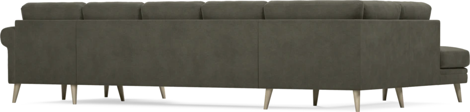 Eden - 3-sits soffa med divan vänster och schäslong höger - Grå