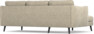 Madison Lux - 2-sits soffa med schäslong vänster - Beige