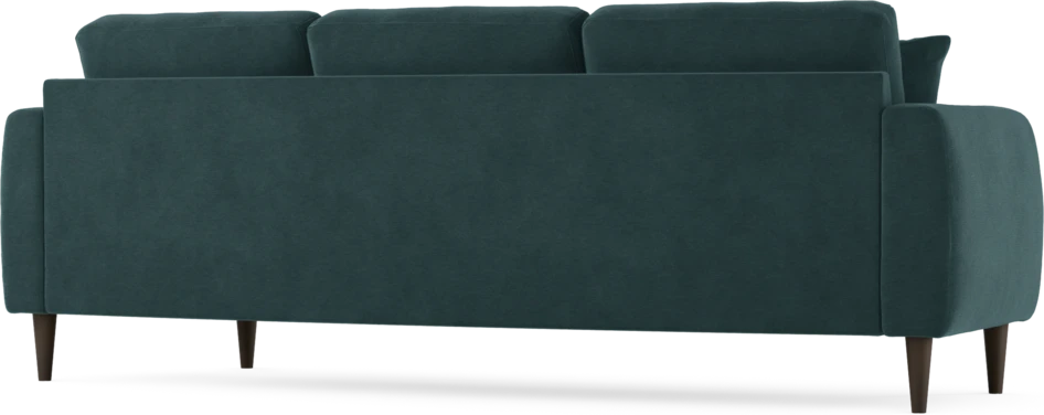 Eden - 3-sits soffa svängd - Blå