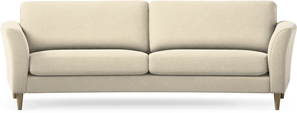 Bridge - 3-sits soffa svängd - Beige
