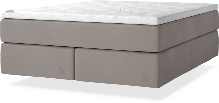 Cape Farewell Exclusive - Kontinentalsäng, dubbelsäng med svävande utseende - Grå