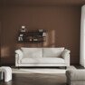 Cherrie - 3-sits soffa, hel dyna, fast klädsel - Beige