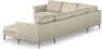 Bridge - Hörnsoffa, 2+3-sits med schäslong höger - Beige
