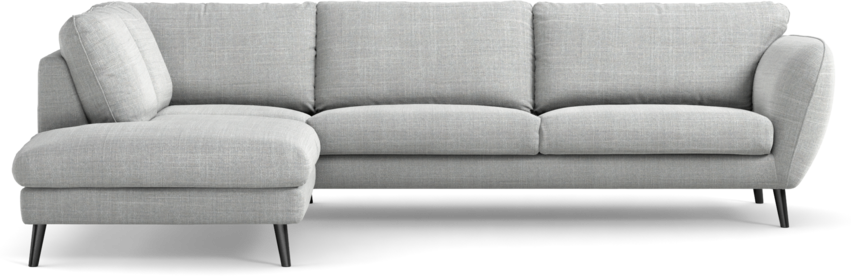 Madison Lux - 3-sits soffa med divan vänster - Grå