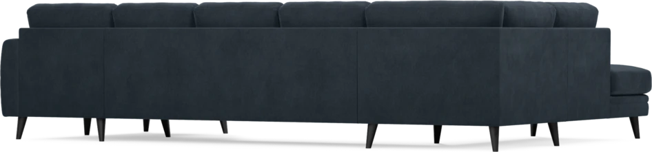 Eden - 3-sits soffa med divan vänster och schäslong höger - Blå