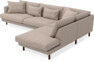 Harper - 3-sits soffa med divan höger - Beige