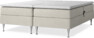 Delux Sense - Ställbar säng, dubbelsäng med bäddmadrass - Beige