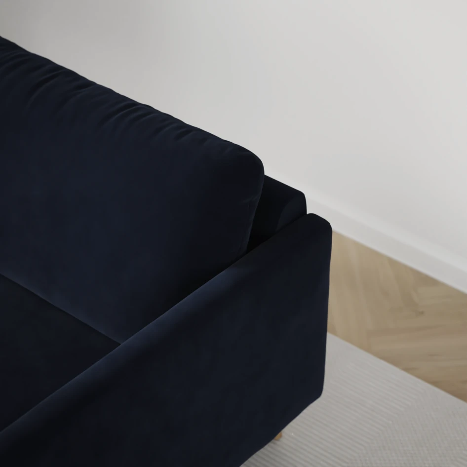 Madison Klädsel - Klädsel till 3-sits soffa - Blå