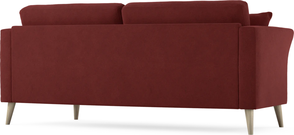Eden - 2,5-sits soffa svängd - Röd