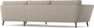 Madison - 3-sits soffa med schäslong höger - Beige