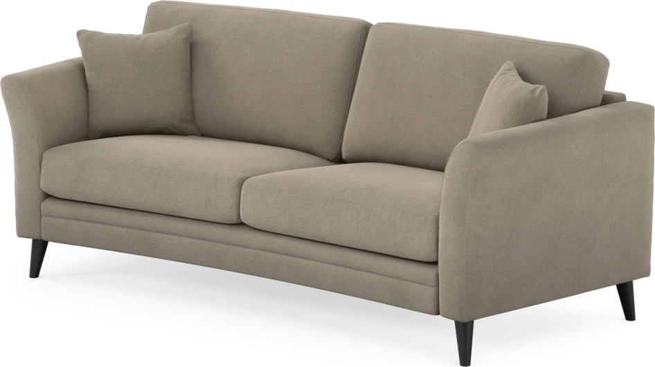 Eden - 2,5-sits soffa svängd - Beige