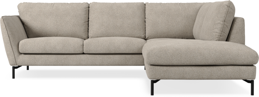 Madison - 2-sits soffa med divan höger - Vit