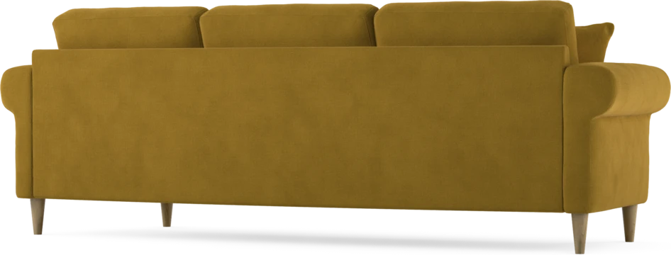 Eden - 3-sits soffa svängd - Gul