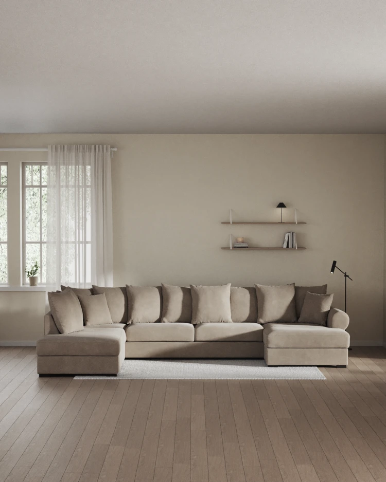 Town - 3-sits soffa med divan vänster och schäslong höger - inspiration