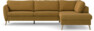 County - 2,5-sits soffa med divan höger - Gul