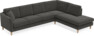 Eden - 3-sits soffa med divan - Grå