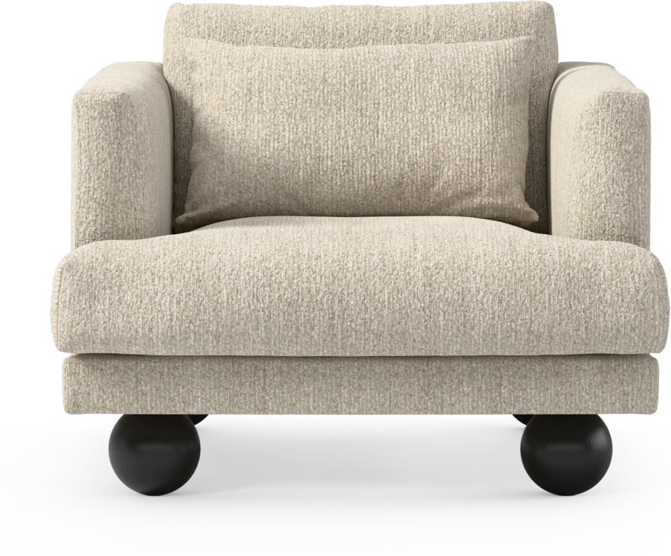 Harper - Fåtölj, 75 cm - Beige