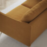Madison Lux - 3-sits soffa med divan höger - Gul