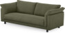 Cherrie - 3-sits soffa, hel dyna, fast klädsel - Grön