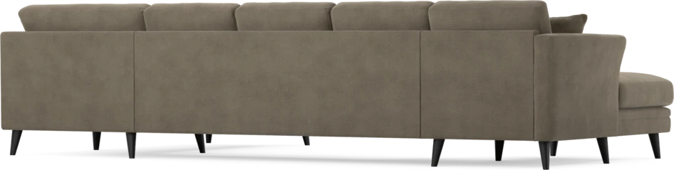Eden - 3-sits soffa med schäslong vänster och divan höger - Beige