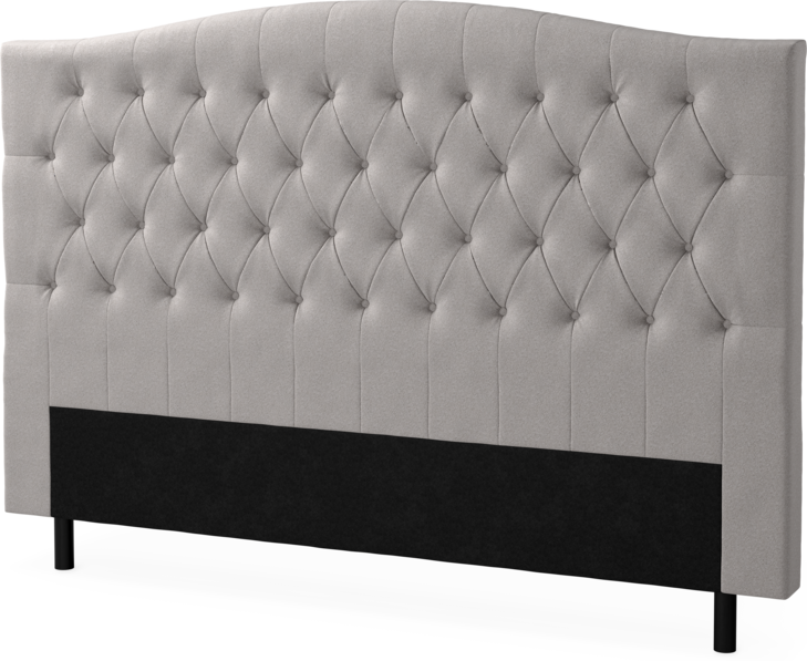 Delux Välvd - Sänggavel, 90-210 cm - Grå