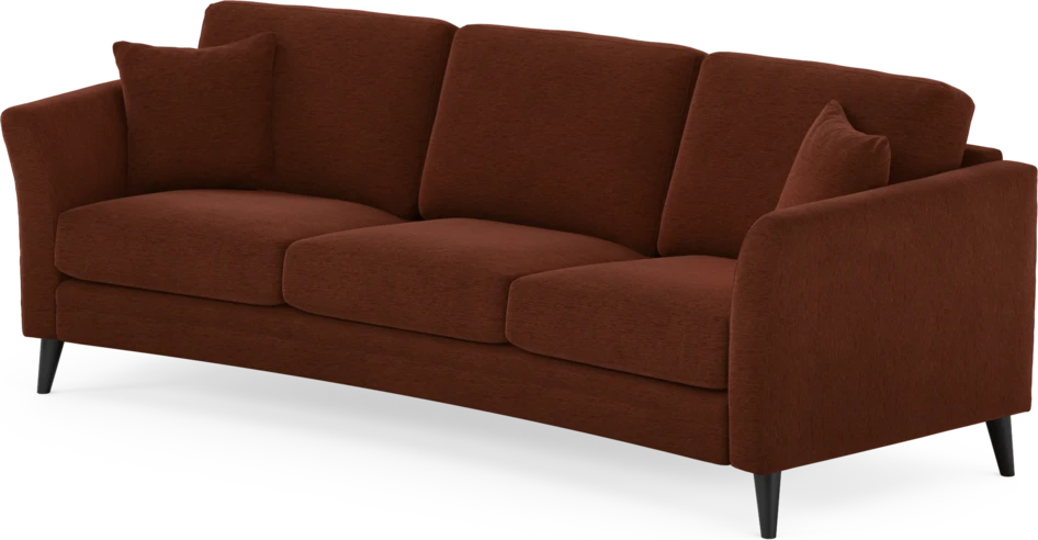Eden - 3-sits soffa svängd - Orange