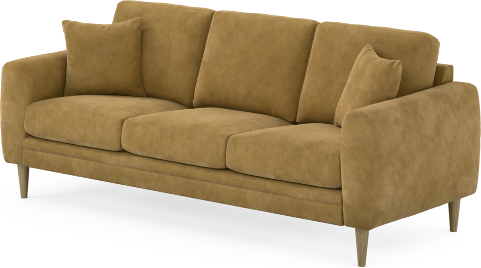 Eden - 3-sits soffa - Gul