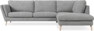 Madison Lux - 3-sits soffa med divan höger - Vit