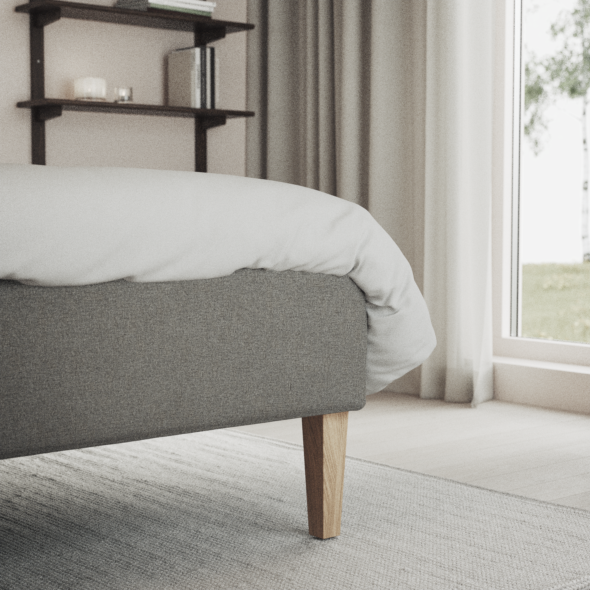 Delux Sense - Ställbar säng, enkelsäng med bäddmadrass och sängben - inspiration
