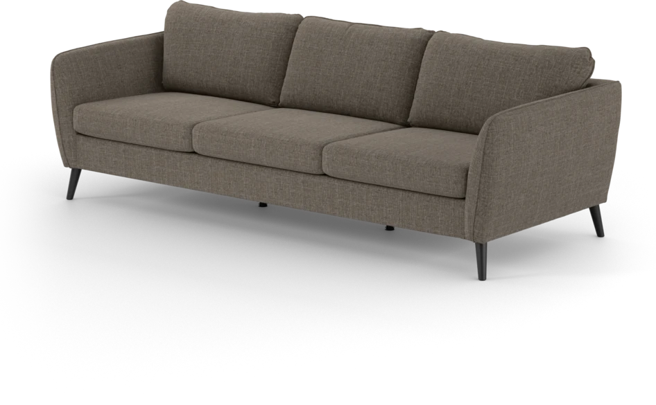 County - 3-sits soffa - Brun