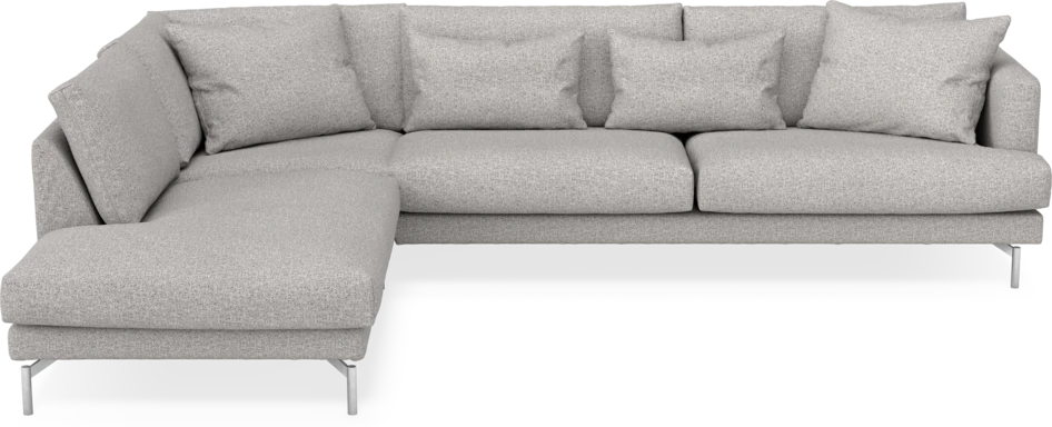 Harper - 3-sits soffa med divan vänster - Vit