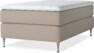 Delux Exclusive - Kontinentalsäng, enkelsäng 120 cm med bäddmadrass - Beige