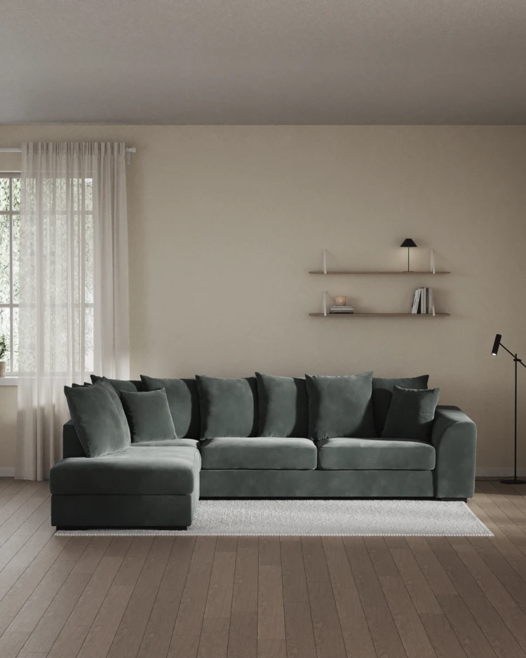 Town - 3-sits soffa med divan vänster - inspiration