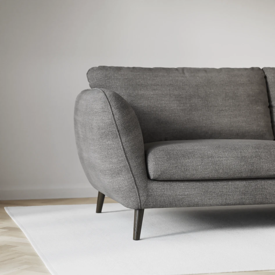 Madison Lux - Hörnsoffa 2+3-sits, hörn 1 - Grå
