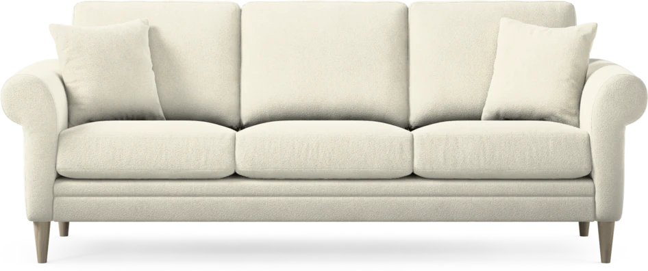 Eden - 3-sits soffa - Vit