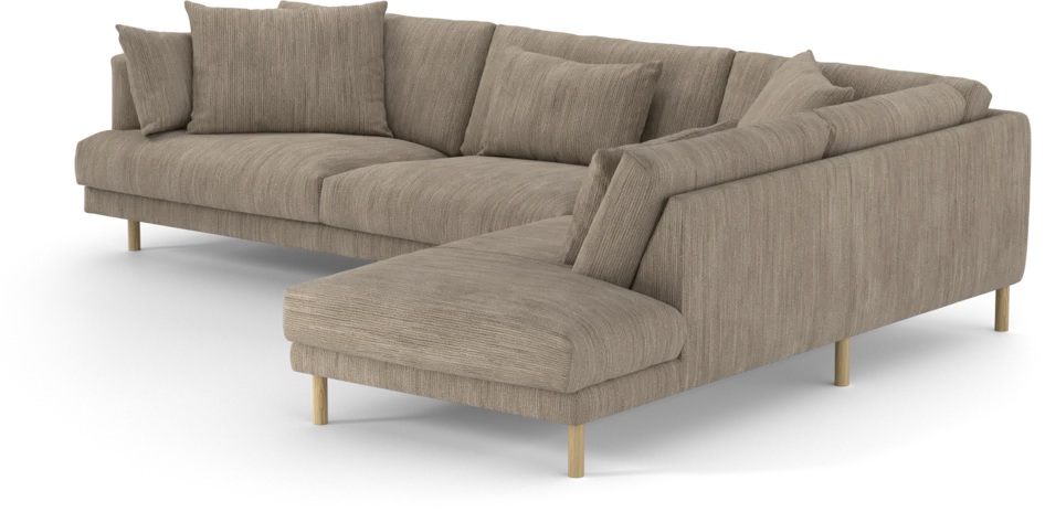Harper - 3-sits soffa med divan höger - Beige