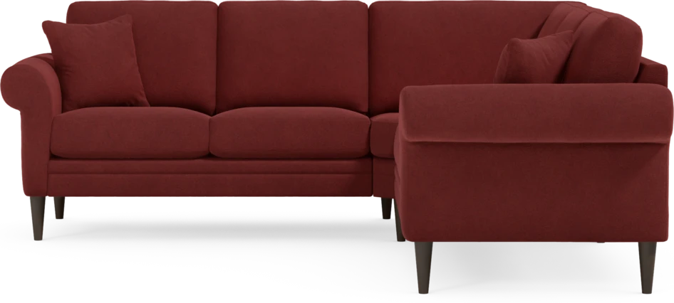 Eden - Hörnsoffa, 2+2-sits - Röd
