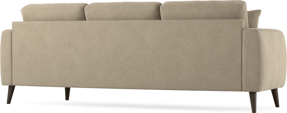 Eden - 3-sits soffa svängd - Beige
