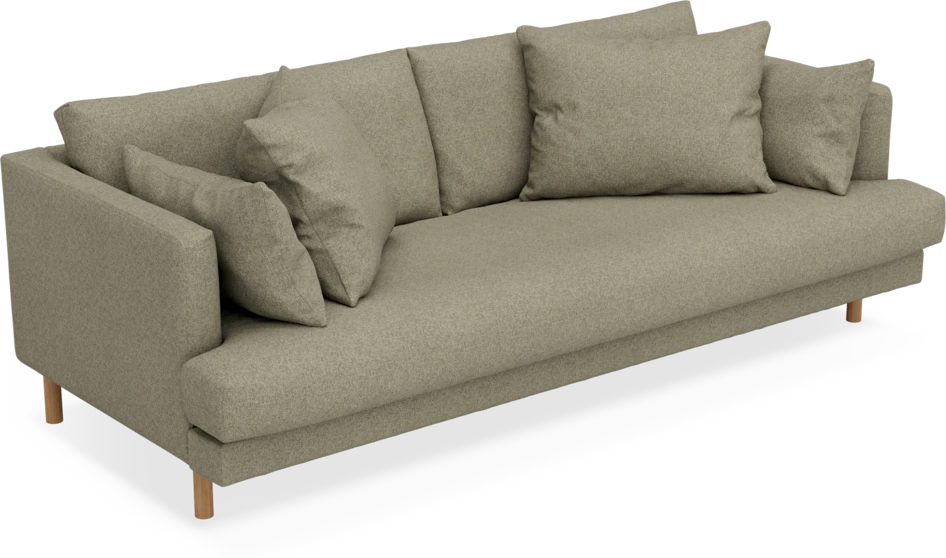 Harper - 3-sits soffa, hel dyna - Beige