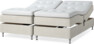 Delux Sense - Ställbar säng, dubbelsäng med bäddmadrass - Beige