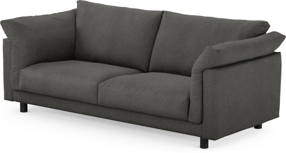 Cherrie - 2,5-sits soffa, fast klädsel - Grå