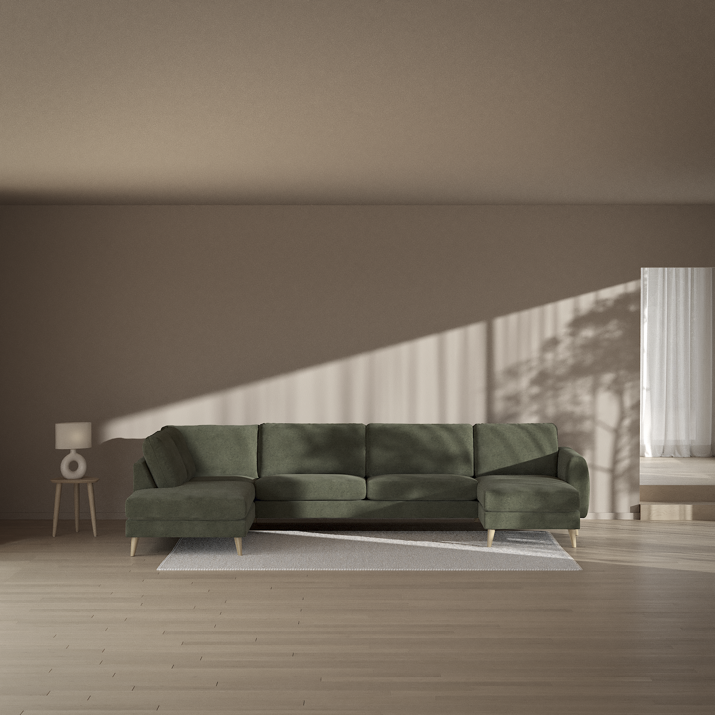 Bridge - 3-sits soffa med divan vänster och schäslong höger - inspiration