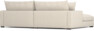 Rossi - 2-sits soffa med schäslong XL vänster - Beige