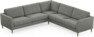 Bridge - Hörnsoffa, 3+3-sits - Grå