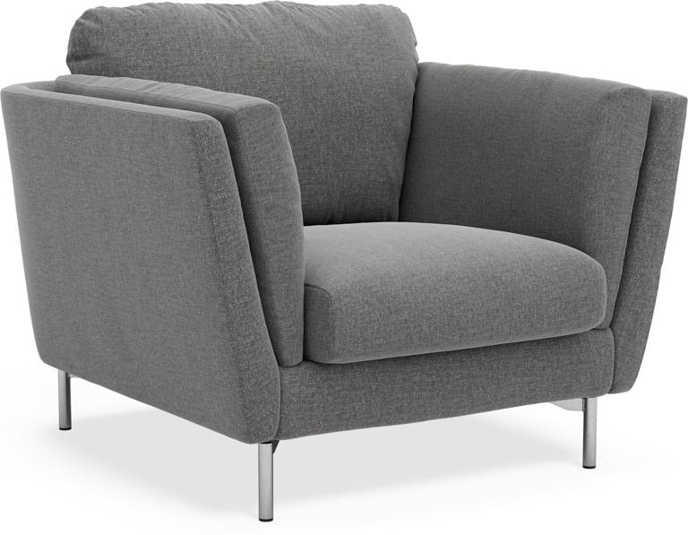 Madison Lux - Fåtölj, 70 cm - Grå