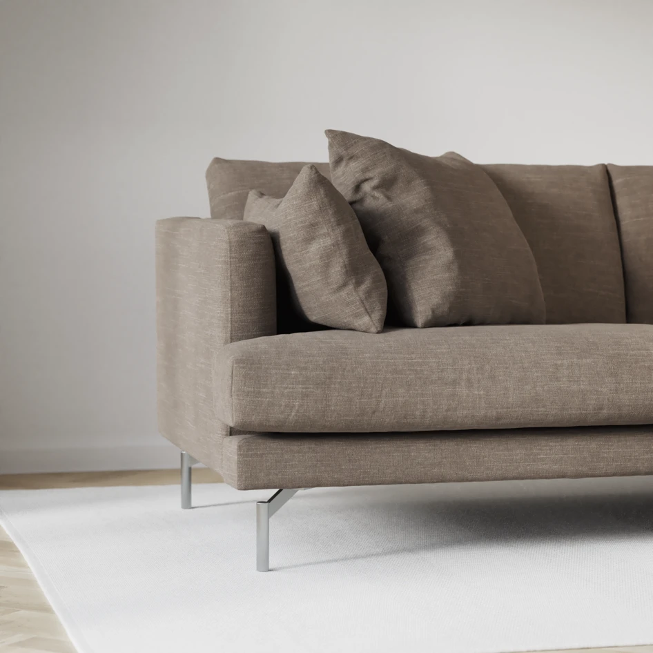 Harper - 3-sits soffa - Brun